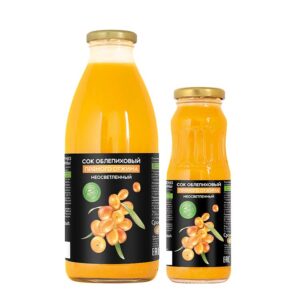 Сок облепиховый прямого отжима 0,25 л. или 0,75 л.
