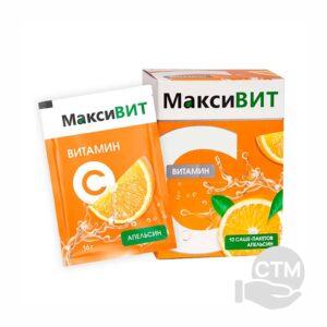 Витамин С со вкусом апельсина “МаксиВИТ” в саше-пакетах