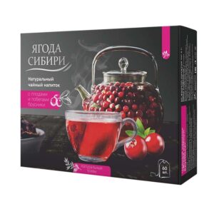Фиточай с брусникой “Ягода Сибири”