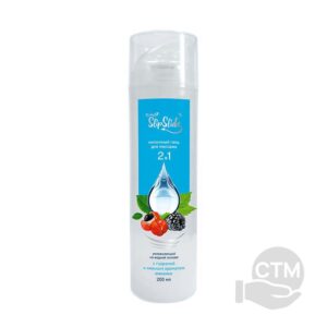 Интимный гель для массажа "2 in 1" с гуараной и нежным ароматом ежевики ТМ SlipSlide, 200 мл